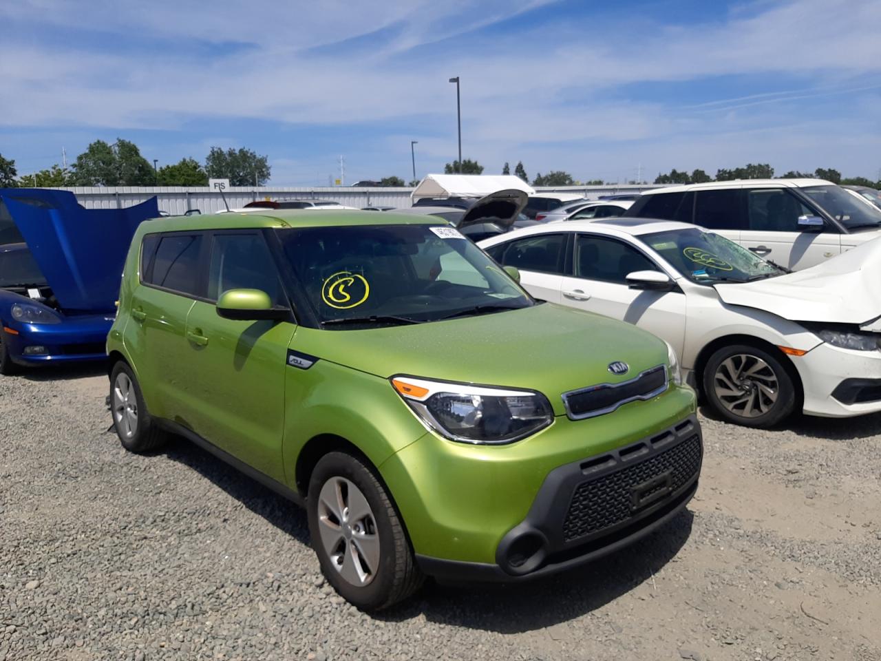 KIA SOUL 2016 with VIN KNDJN2A21G7861576 - Photo from auction
