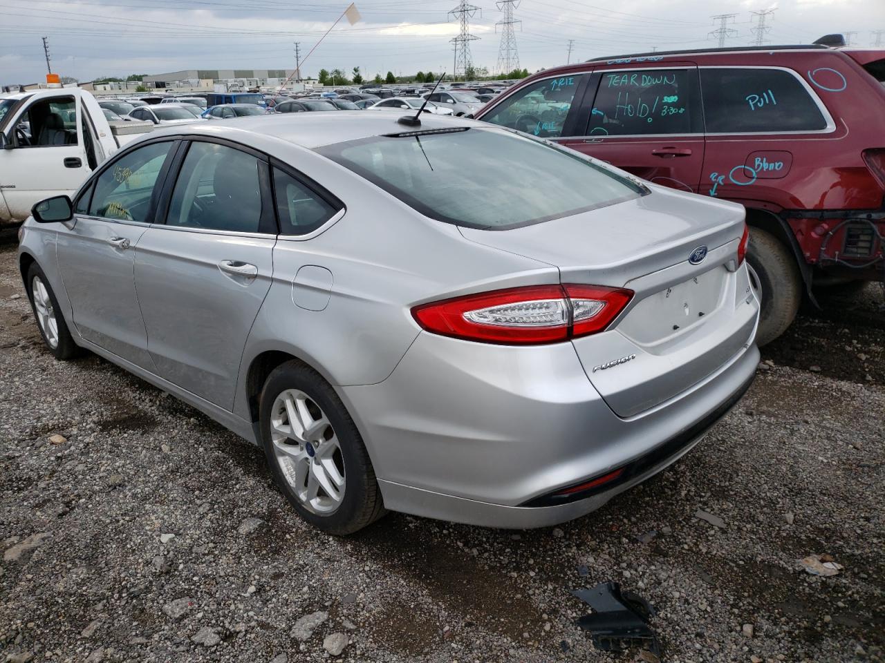 Photo 3 from auction – 2014 FORD FUSION SE with VIN 3FA6P0HD4ER168119