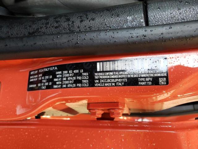 Photo 10 from auction – 2018 JEEP RENEGADE T with VIN ZACCJBCB5JPH51173