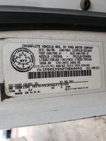 Photo 10 from auction – 1996 FORD ECONOLINE with VIN 1FDKE30H2THB65440