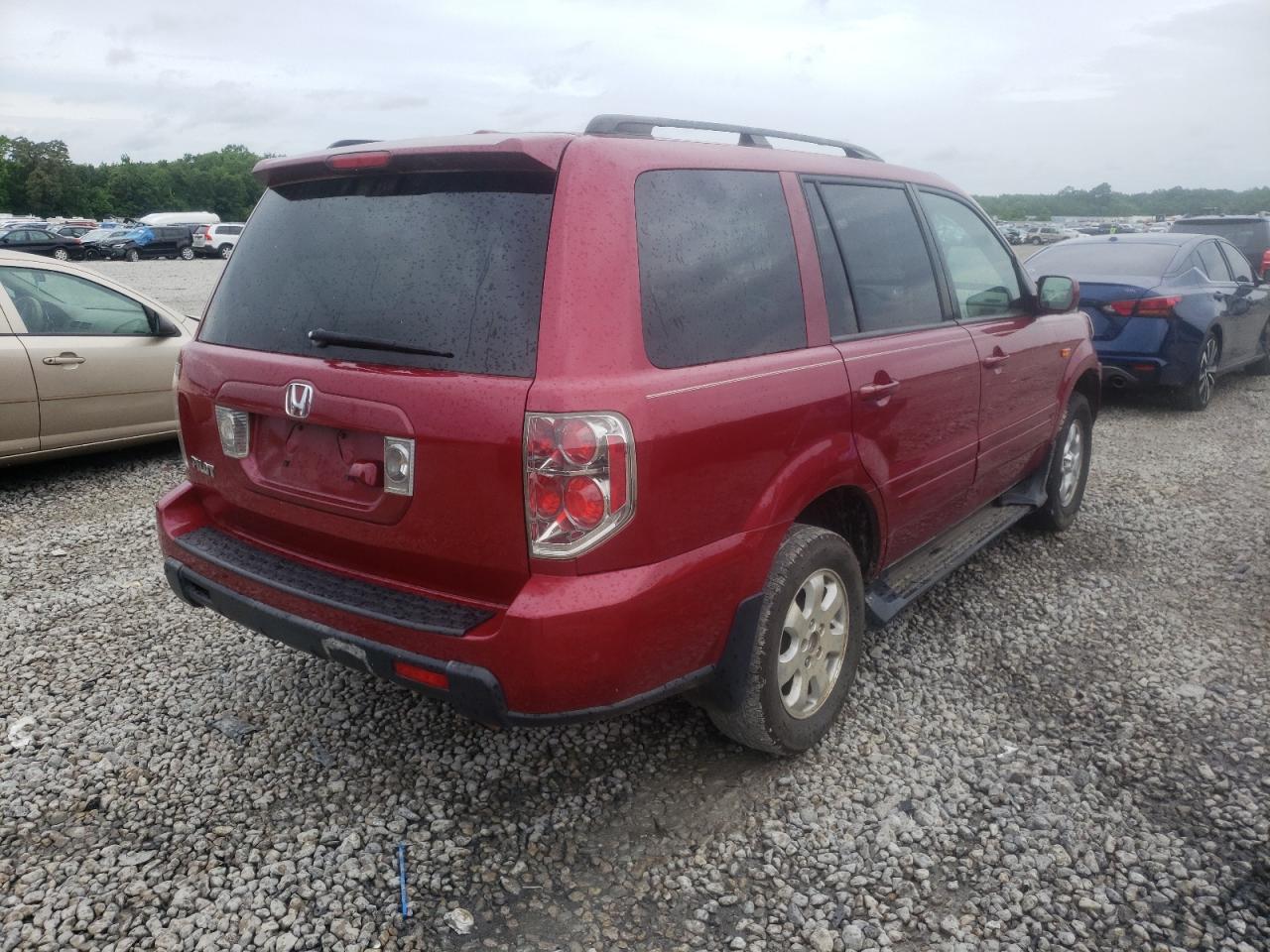 Photo 4 from auction – 2006 HONDA PILOT EX with VIN 5FNYF28766B044738