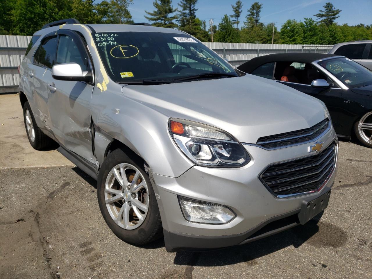 Photo 1 from auction – 2017 CHEVROLET EQUINOX LT with VIN 2GNFLFEK1H6125064