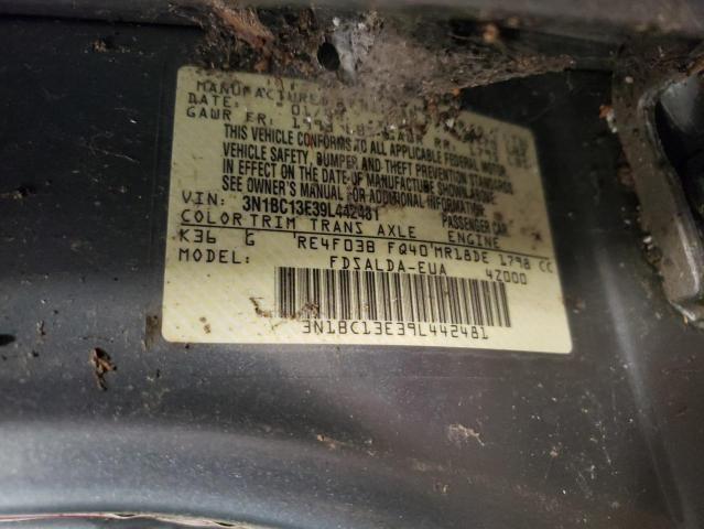 Photo 10 from auction – 2009 NISSAN VERSA S with VIN 3N1BC13E39L442481