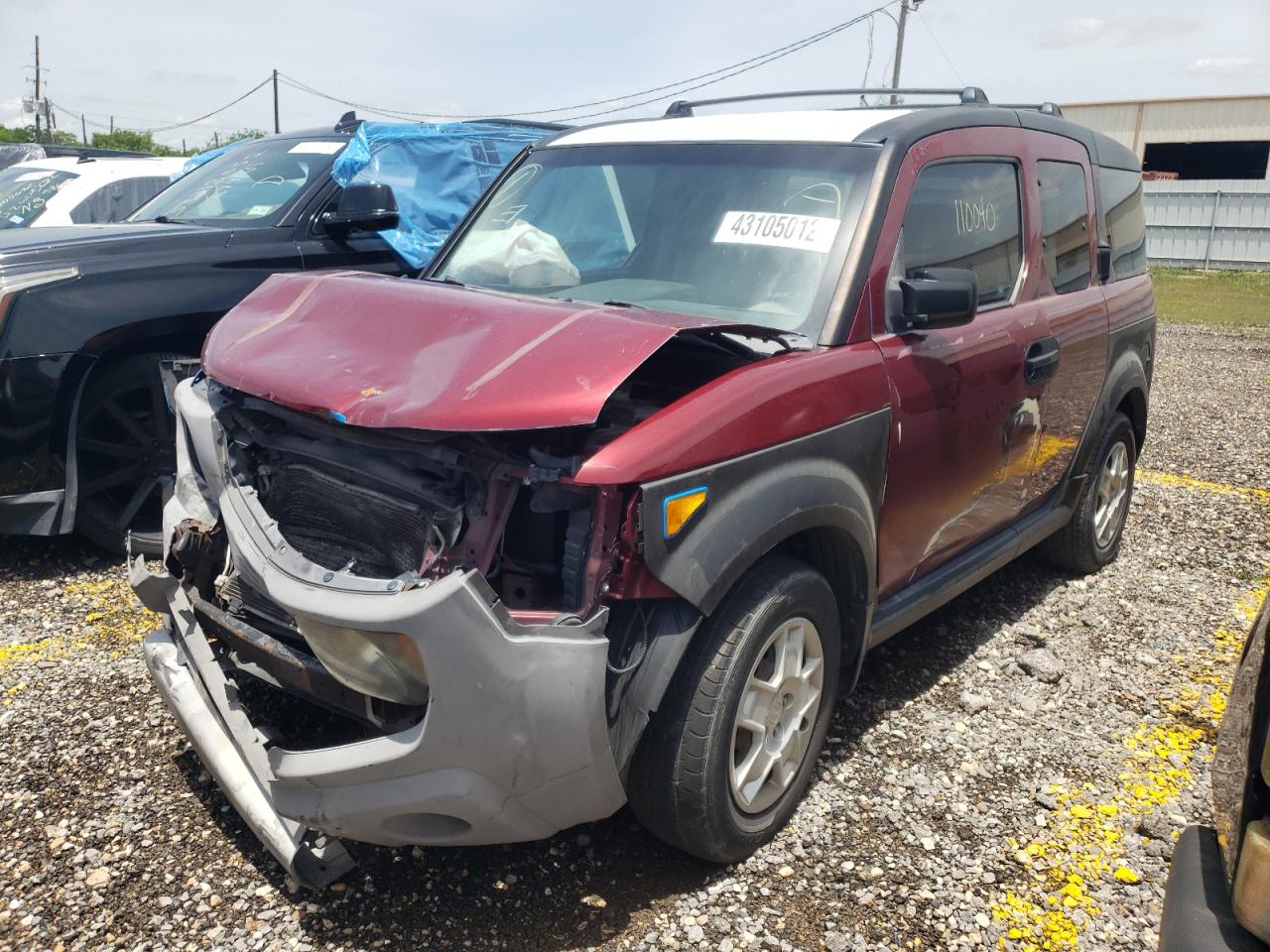 Photo 2 from auction – 2008 HONDA ELEMENT LX with VIN 5J6YH18388L017567