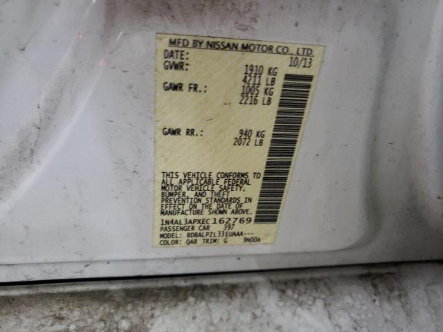 Photo 10 from auction – 2014 NISSAN ALTIMA 2.5 with VIN 1N4AL3APXEC162769