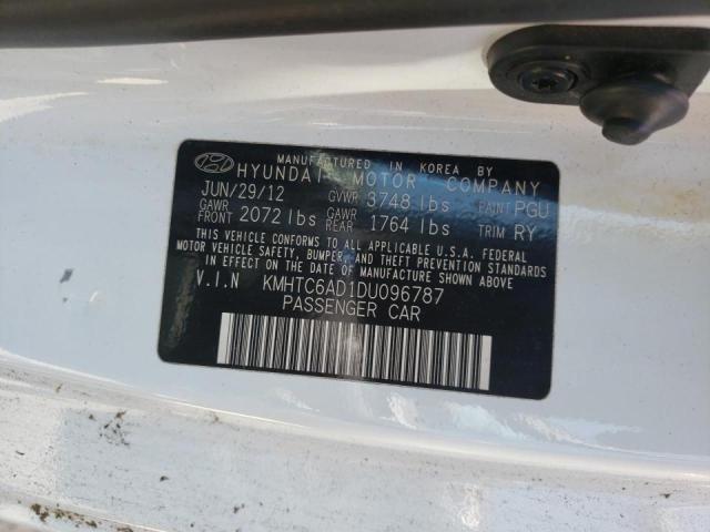 Photo 10 from auction – 2013 HYUNDAI VELOSTER with VIN KMHTC6AD1DU096787