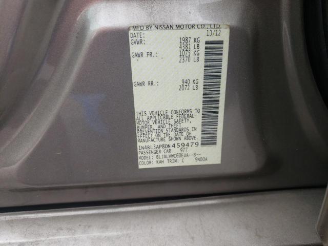 Photo 10 from auction – 2013 NISSAN ALTIMA 3.5 with VIN 1N4BL3AP8DN459479