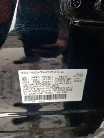 Photo 10 from auction – 2022 ACURA MDX A-SPEC with VIN 5J8YE1H04NL002467