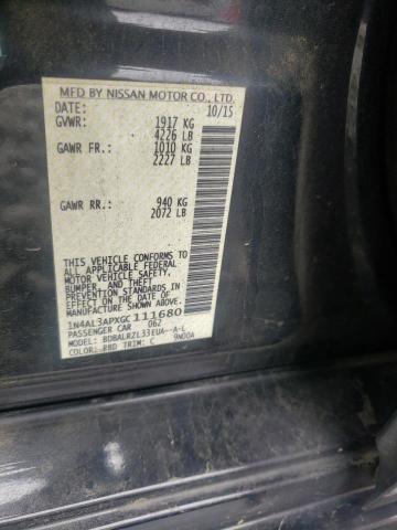 Photo 10 from auction – 2016 NISSAN ALTIMA 2.5 with VIN 1N4AL3APXGC111680
