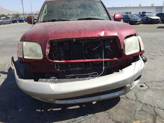 Photo 9 from auction – 2001 TOYOTA SEQUOIA SR with VIN 5TDZT34A81S005187