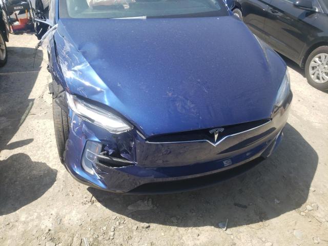 Photo 7 from auction – 2021 TESLA MODEL X with VIN 5YJXCBE22MF311318