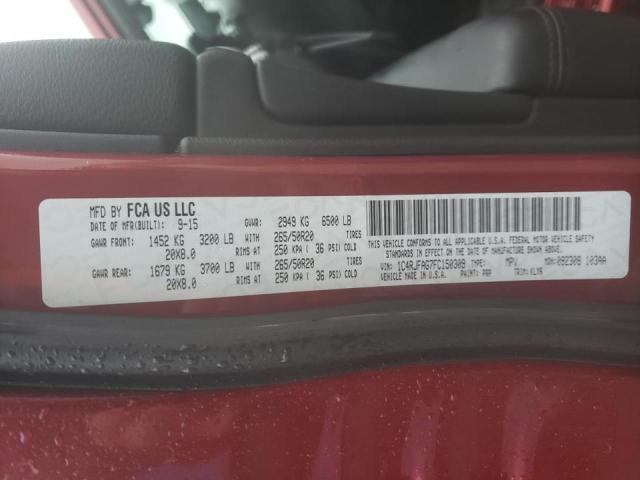 Photo 10 from auction – 2015 JEEP GRAND CHER with VIN 1C4RJFAG7FC150309