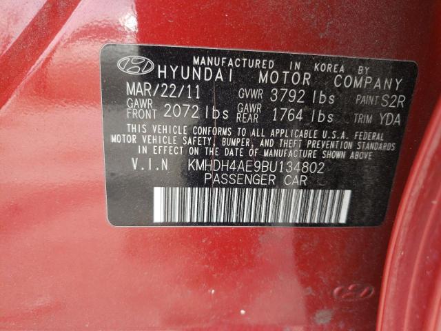 Photo 10 from auction – 2011 HYUNDAI ELANTRA GL with VIN KMHDH4AE9BU134802