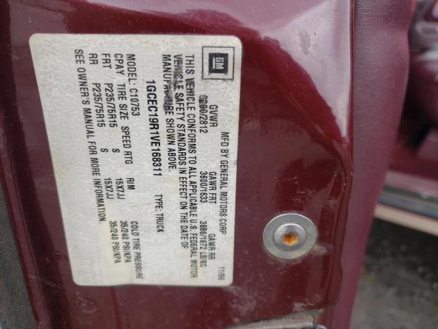 Photo 10 from auction – 1997 CHEVROLET GMT-400 C1 with VIN 1GCEC19R1VE168311