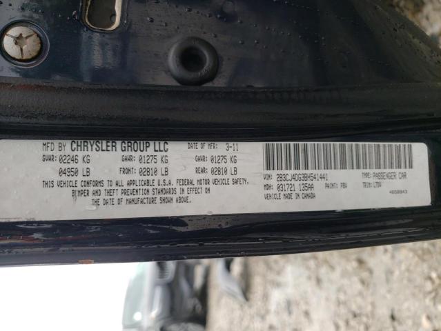 Photo 10 from auction – 2011 DODGE CHALLENGER with VIN 2B3CJ4DG3BH541441