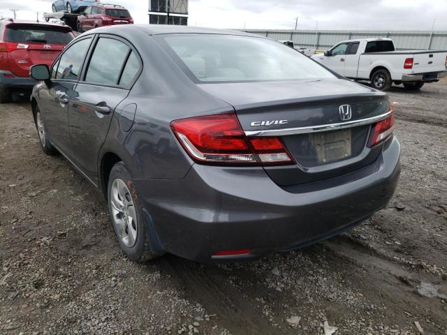 Photo 3 from auction – 2013 HONDA CIVIC LX with VIN 19XFB2F54DE096571
