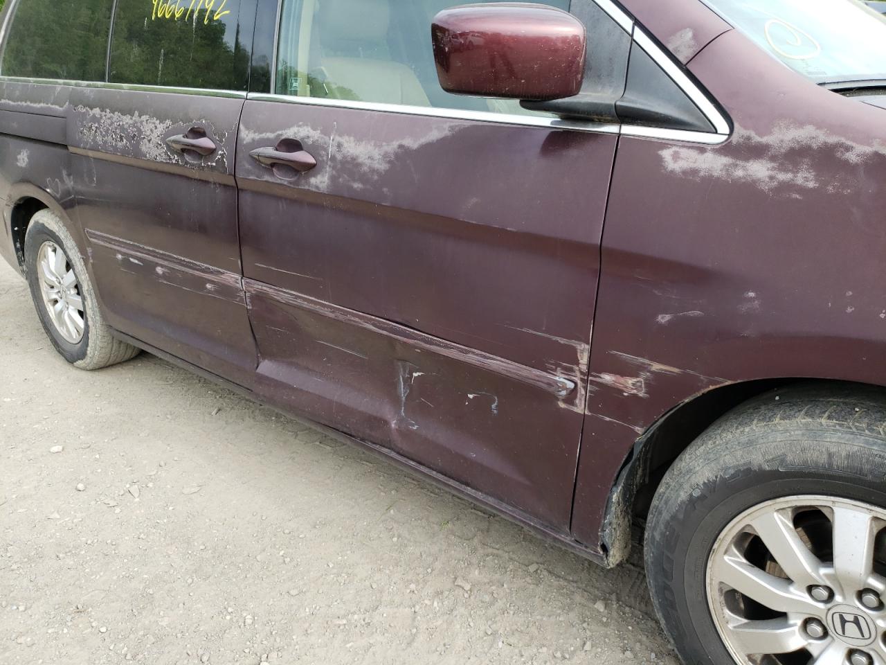 Photo 9 from auction – 2009 HONDA ODYSSEY EX with VIN 5FNRL38649B021568