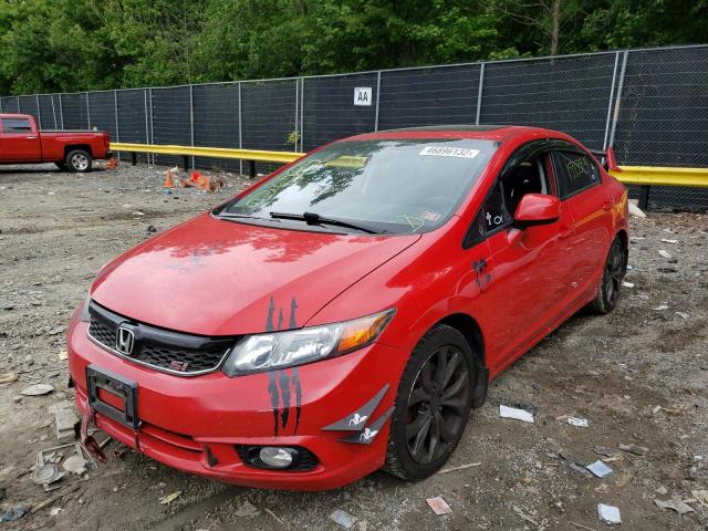 Photo 2 from auction – 2012 HONDA CIVIC SI with VIN 2HGFB6E56CH704037