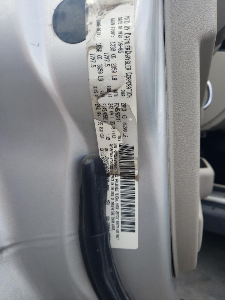 Photo 10 from auction – 2006 JEEP COMMANDER with VIN 1J8HH58N36C150371