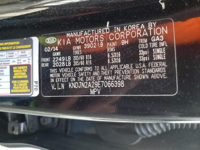 Photo 10 from auction – 2014 KIA SOUL with VIN KNDJN2A29E7066398