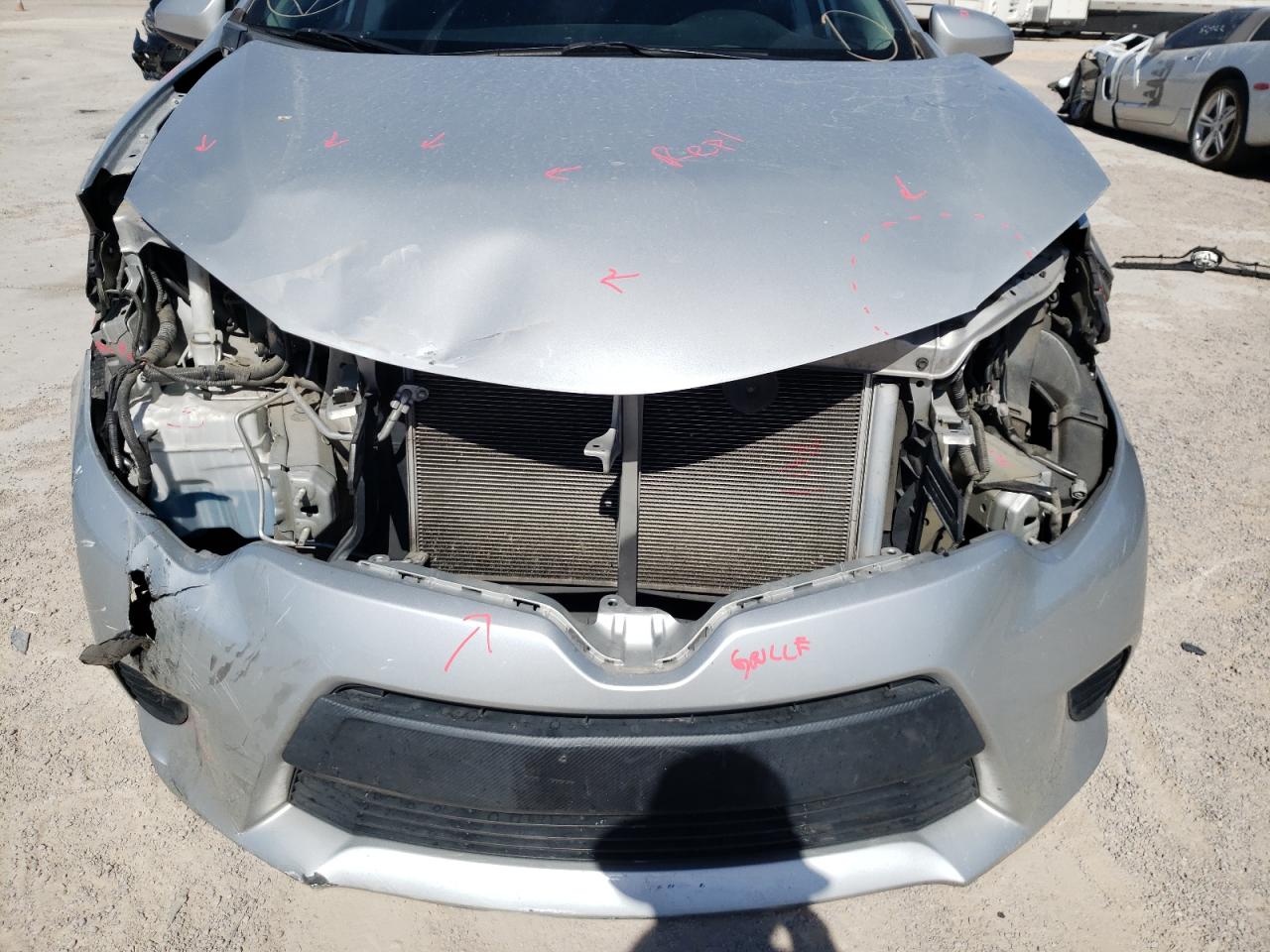 Photo 9 from auction – 2014 TOYOTA COROLLA L with VIN 5YFBURHE9EP100953