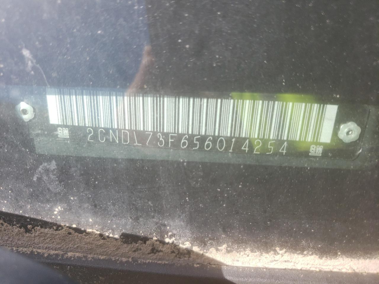 Photo 10 from auction – 2005 CHEVROLET EQUINOX LT with VIN 2CNDL73F656014254