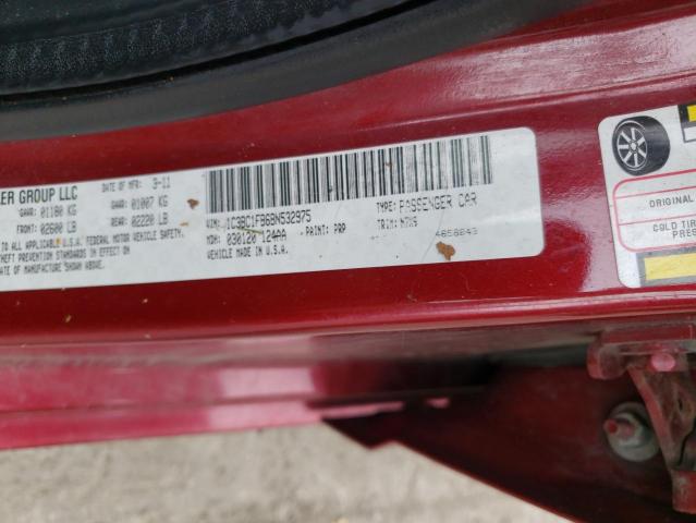 Photo 10 from auction – 2011 CHRYSLER 200 TOURIN with VIN 1C3BC1FB6BN532975