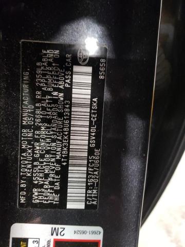 Photo 10 from auction – 2011 TOYOTA CAMRY SE with VIN 4T1BK3EK4BU613843