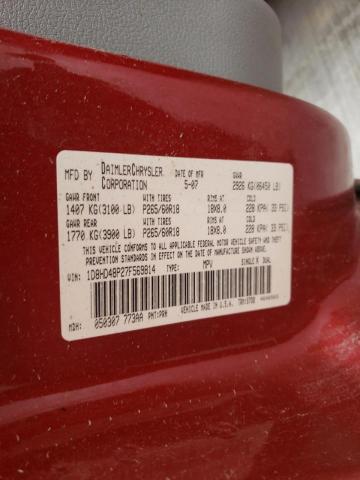 Photo 10 from auction – 2007 DODGE DURANGO SL with VIN 1D8HD48P27F569814