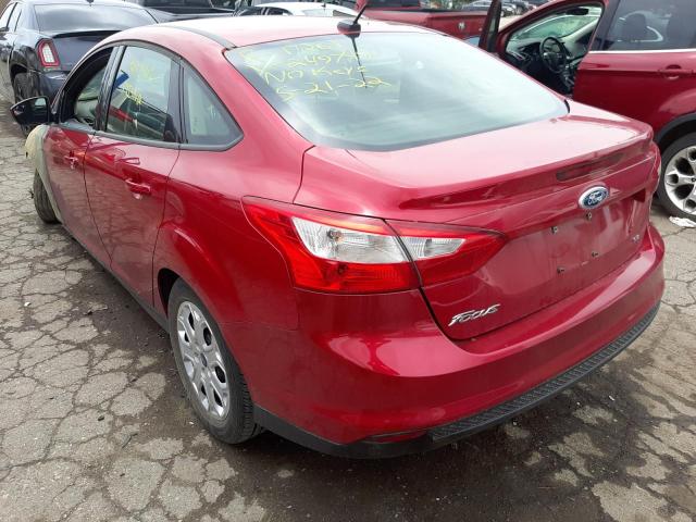 Photo 3 from auction – 2012 FORD FOCUS SE with VIN 1FAHP3F26CL249744