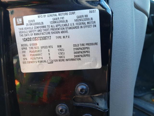 Photo 10 from auction – 2007 GMC ENVOY with VIN 1GKDS13S372308717