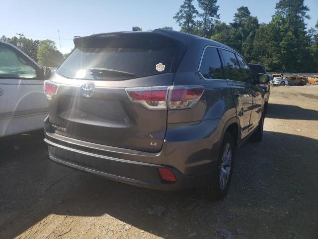 Photo 4 from auction – 2014 TOYOTA HIGHLANDER with VIN 5TDZKRFH1ES034889