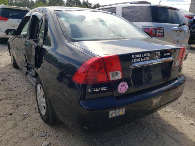 Photo 3 from auction – 2003 HONDA CIVIC LX with VIN 2HGES165X3H624155