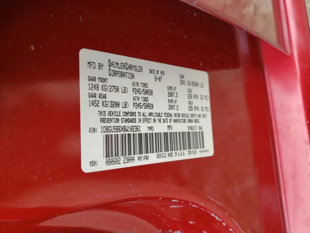 Photo 10 from auction – 2008 DODGE NITRO R/T with VIN 1D8GU586X8W102361