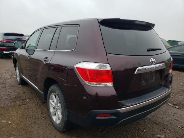 Photo 3 from auction – 2013 TOYOTA HIGHLANDER with VIN 5TDZK3EH9DS135899