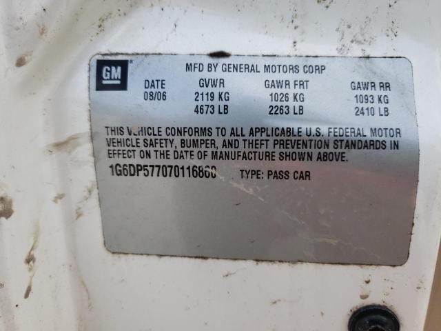 Photo 10 from auction – 2007 CADILLAC CTS HI FEA with VIN 1G6DP577070116860