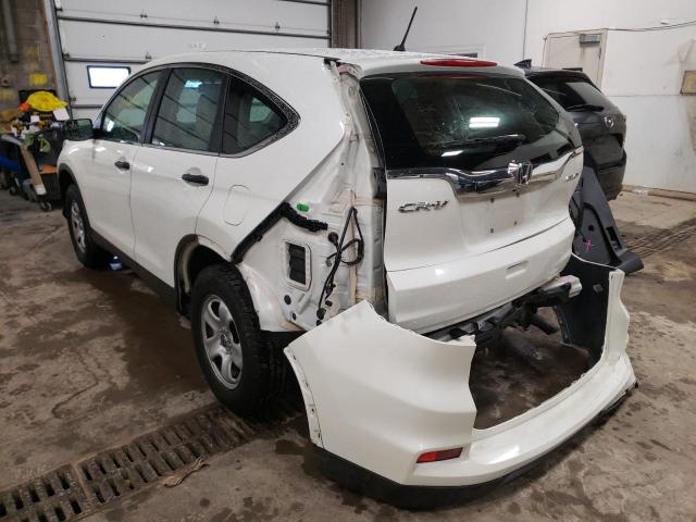 Photo 3 from auction – 2016 HONDA CR-V LX with VIN 5J6RM4H32GL139048