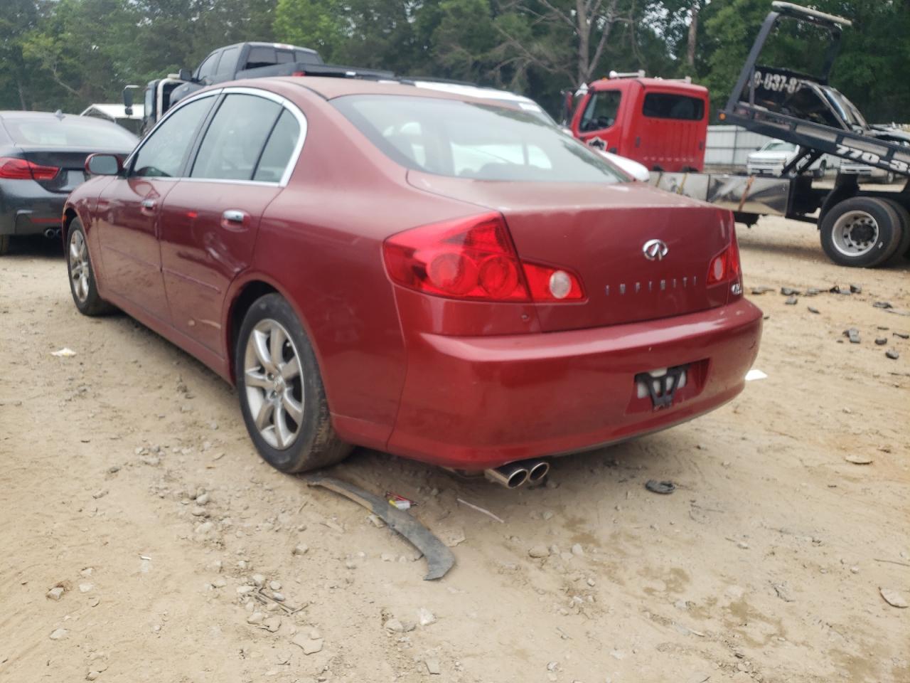 Photo 3 from auction – 2006 INFINITI G35 with VIN JNKCV51E86M504351