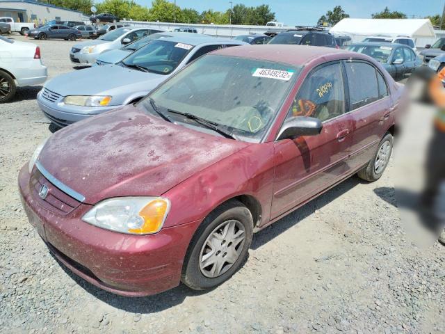 Photo 2 from auction – 2003 HONDA CIVIC LX with VIN 2HGES16593H558388