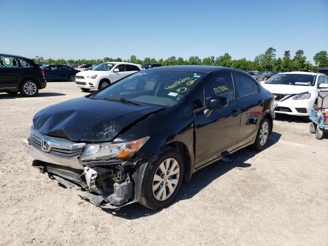 Photo 2 from auction – 2012 HONDA CIVIC LX with VIN 2HGFB2F51CH527260