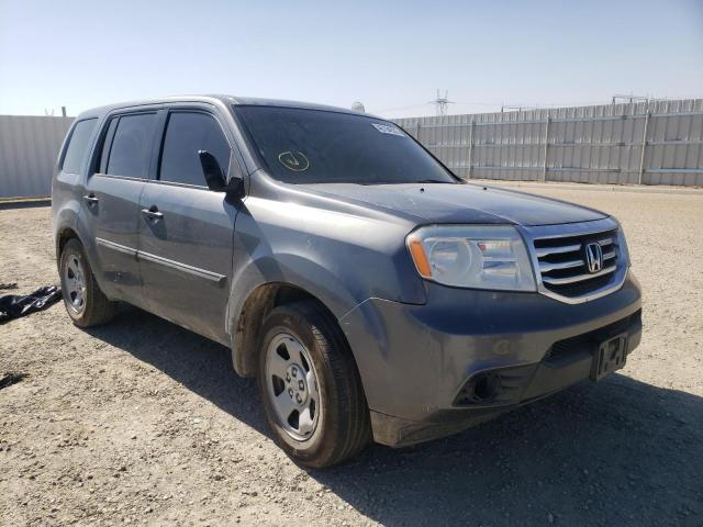 HONDA PILOT LX 2013 with VIN 5FNYF3H28DB030590 - Photo from auction