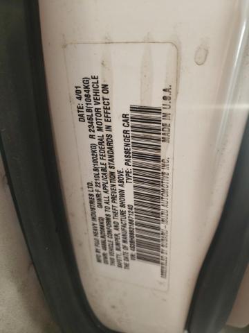 Photo 10 from auction – 2001 SUBARU LEGACY WAG with VIN 4S3BH686316671240