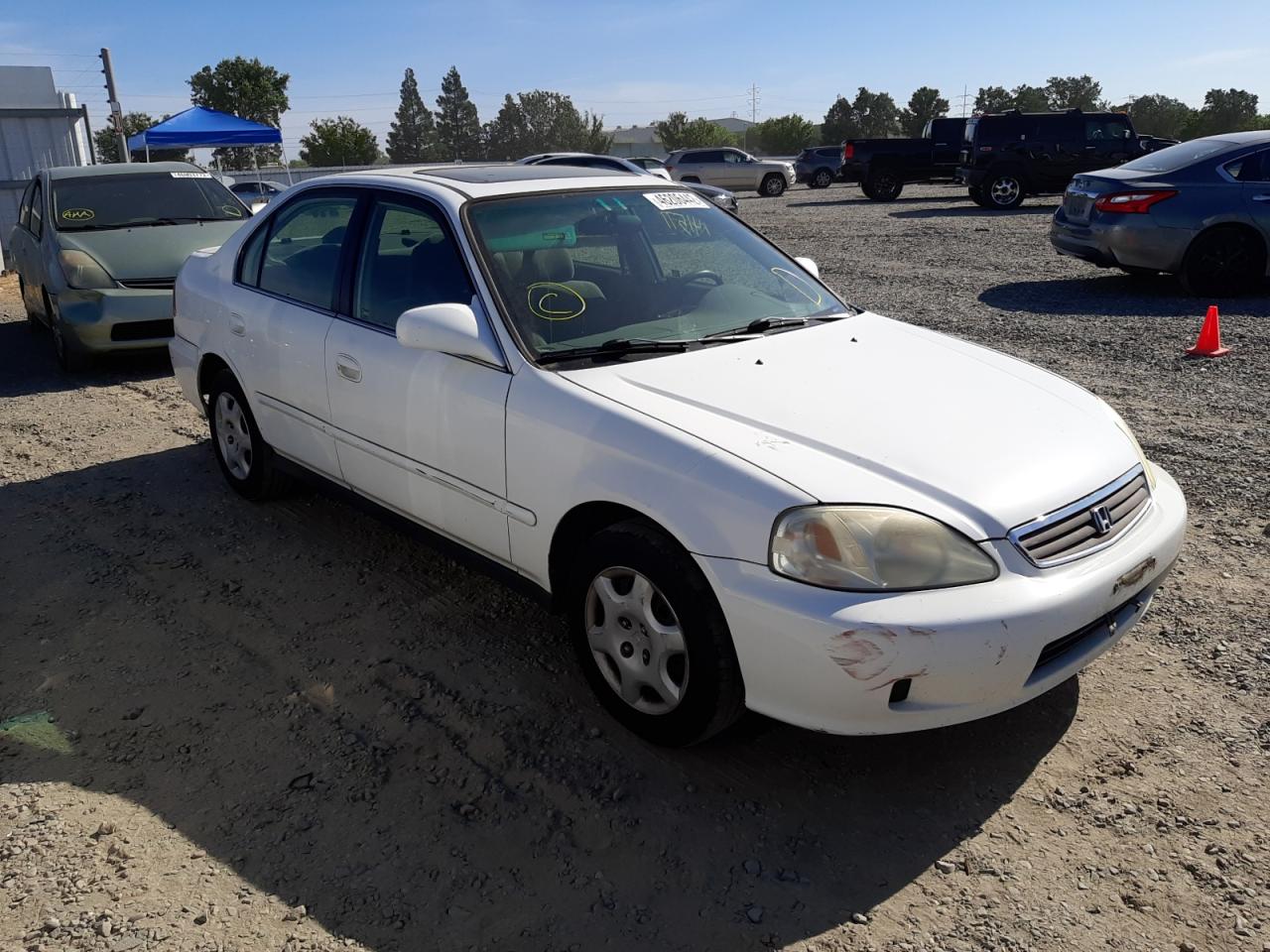 Photo 14 from auction – 2000 HONDA CIVIC EX with VIN JHMEJ8640YS003569