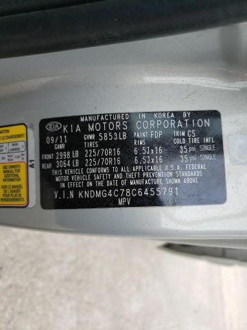 Photo 10 from auction – 2012 KIA SEDONA LX with VIN KNDMG4C78C6455791