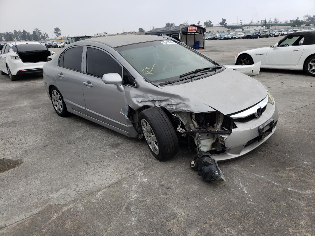 HONDA CIVIC LX 2009 with VIN 19XFA16589E033347 - Photo from auction