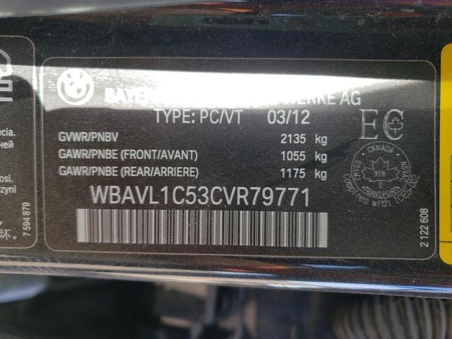Photo 10 from auction – 2012 BMW X1 XDRIVE2 with VIN WBAVL1C53CVR79771
