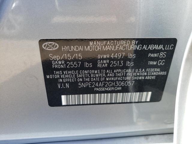 Photo 10 from auction – 2016 HYUNDAI SONATA SE with VIN 5NPE24AF2GH306057