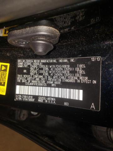Photo 10 from auction – 2014 TOYOTA HIGHLANDER with VIN 5TDJKRFH1ES006135