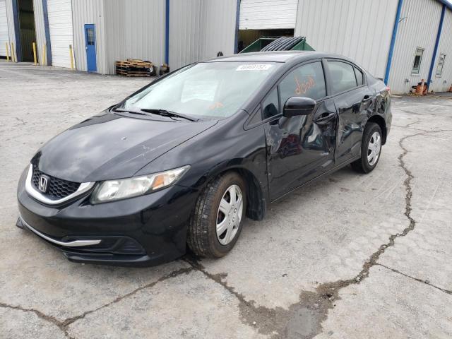Photo 2 from auction – 2014 HONDA CIVIC LX with VIN 19XFB2F58EE033359