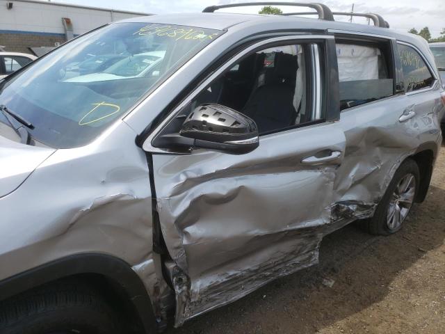 Photo 9 from auction – 2014 TOYOTA HIGHLANDER with VIN 5TDBKRFH5ES021600